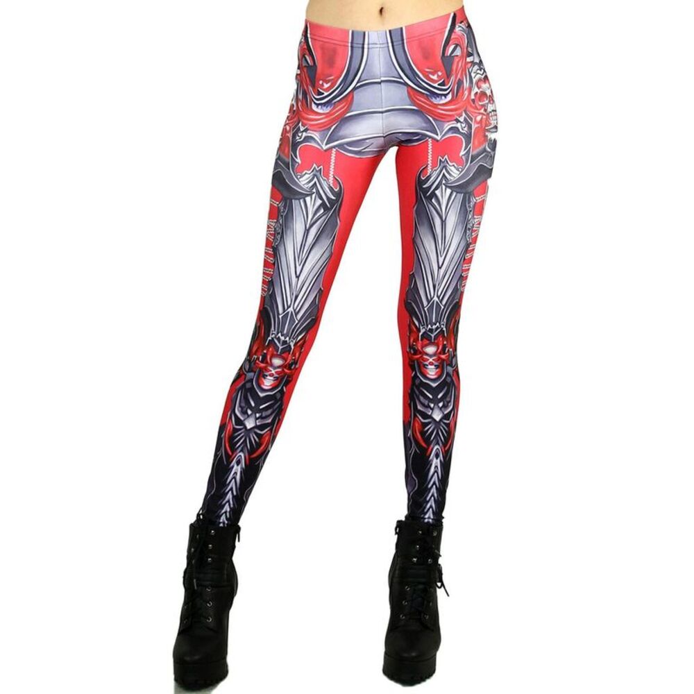 Red Chain Link Armor Leggings